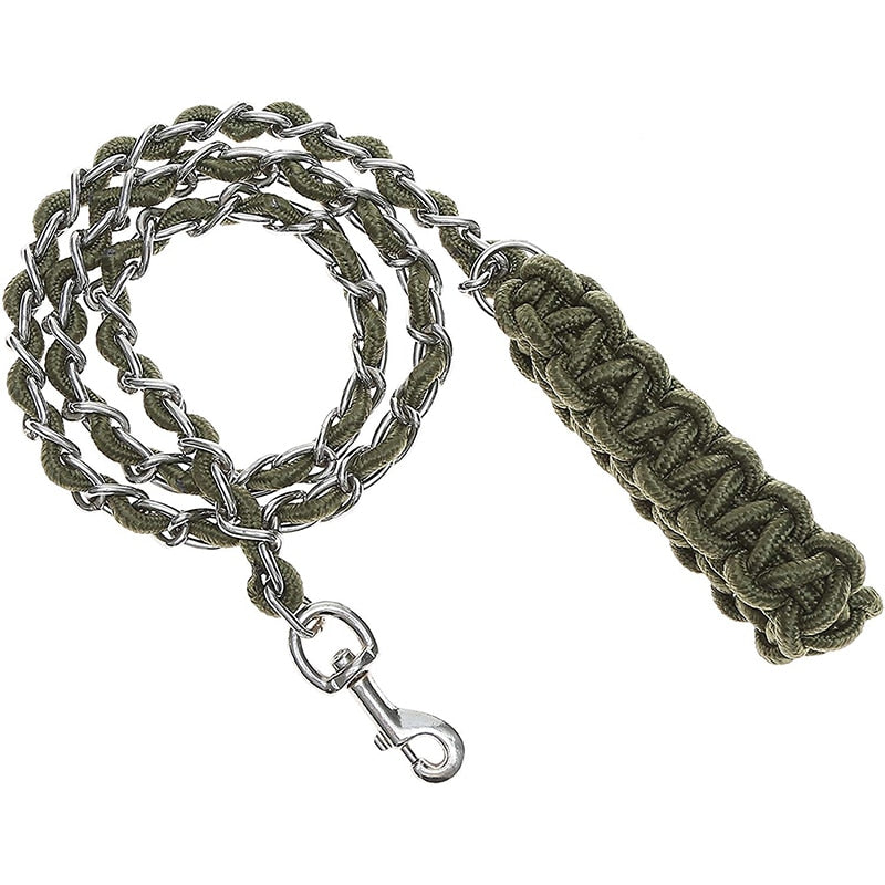 Domina el Paseo con Estilo: Descubre la Correa de Metal Benepaw, Resistencia y Elegancia en Cada Paso - Mascotalux