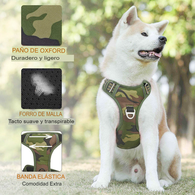 Domina tus aventuras al aire libre con el Arnés Táctico Benepaw: Seguridad, Comodidad y Control en Cada Paso - Mascotalux