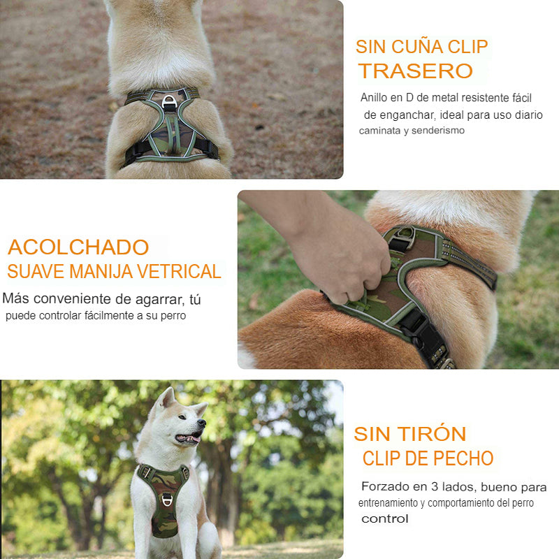 Domina tus aventuras al aire libre con el Arnés Táctico Benepaw: Seguridad, Comodidad y Control en Cada Paso - Mascotalux