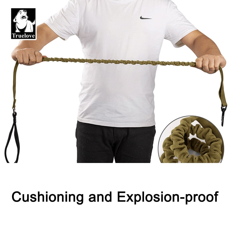 Correa Flexible para perros. Control de cuerda elástica para gran Perro fuerte. - Mascotalux