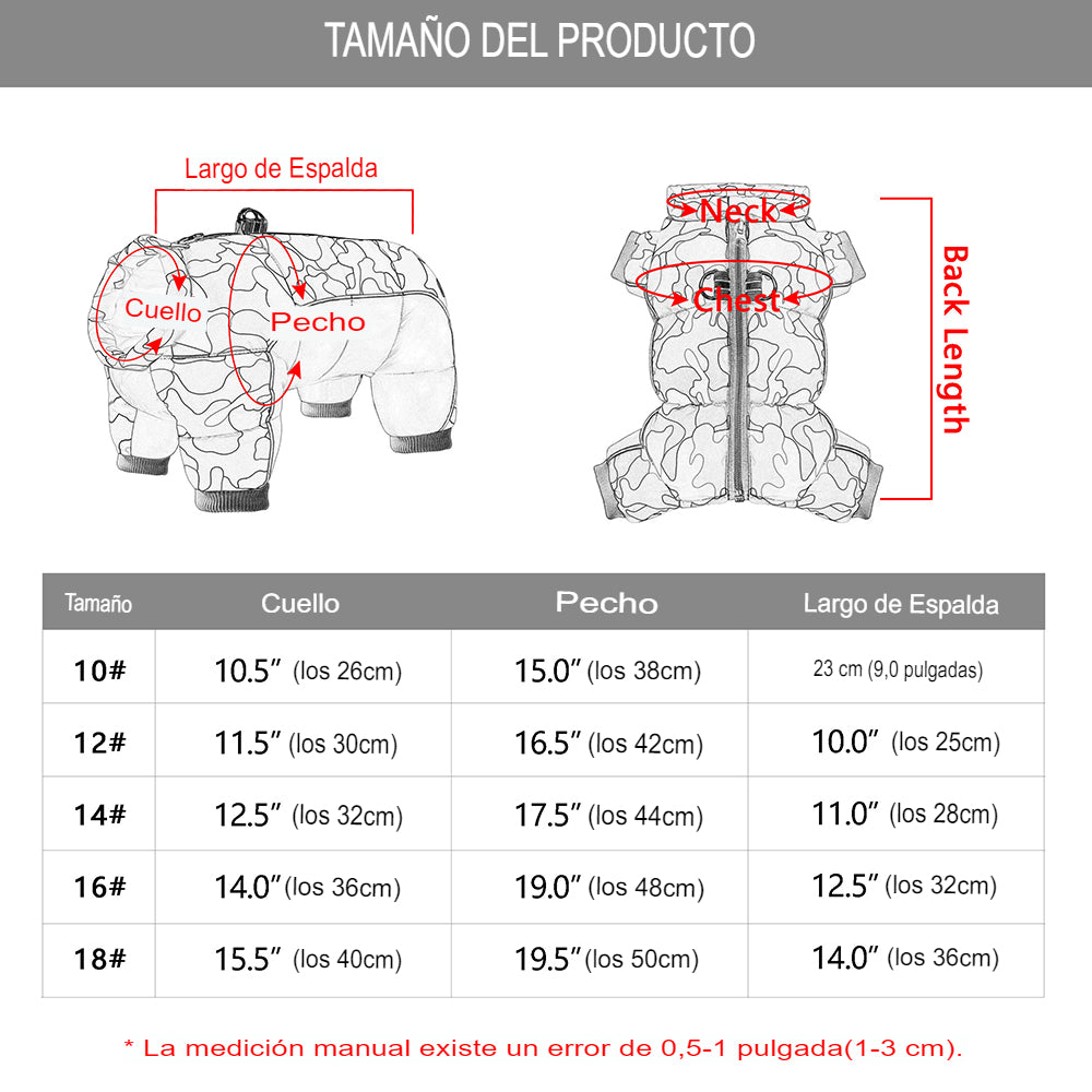 Caliente impermeable ropa de perro. Ropa de invierno para pequeño mediano grande perro. - Mascotalux