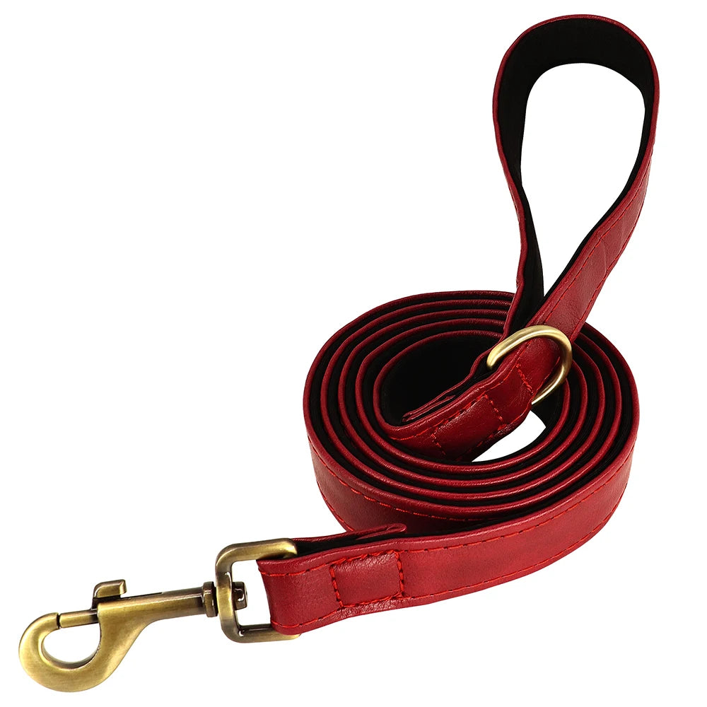 🐾 ¡El Collar de Cuero Personalizado que Tu Perro Merece! 🐾