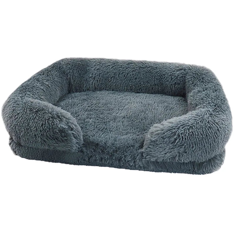 🛏️ Cama de Felpa para Perros – Suavidad, Calidez y Máximo Confort 🐾
