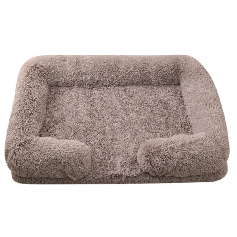 🛏️ Cama de Felpa para Perros – Suavidad, Calidez y Máximo Confort 🐾