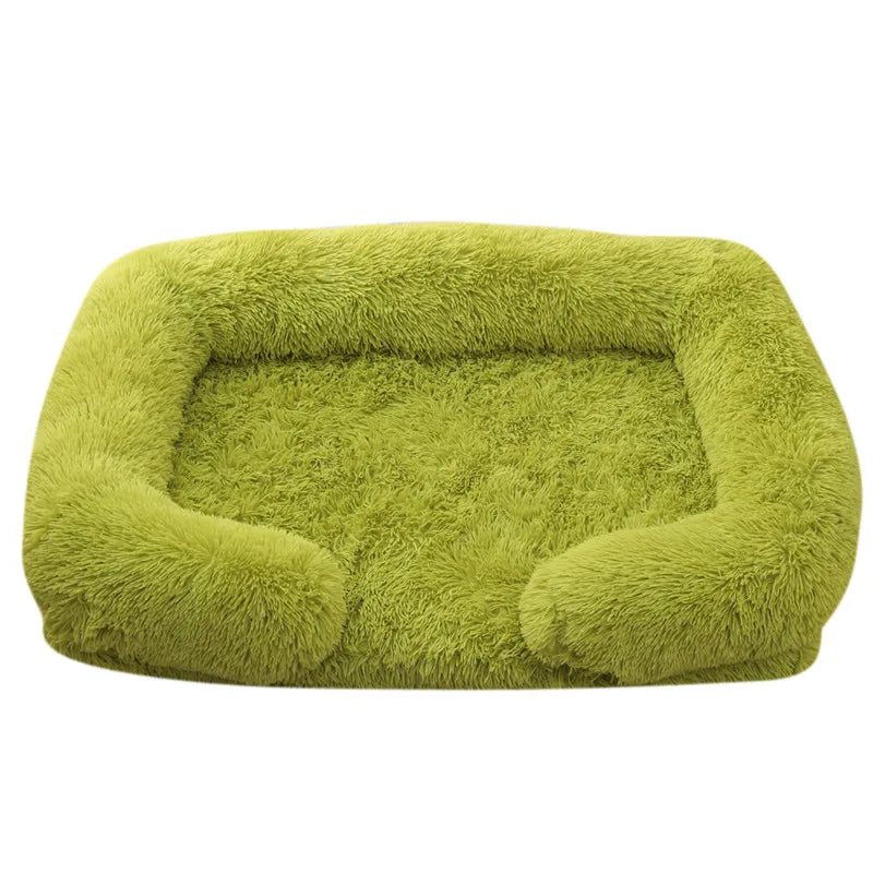 🛏️ Cama de Felpa para Perros – Suavidad, Calidez y Máximo Confort 🐾