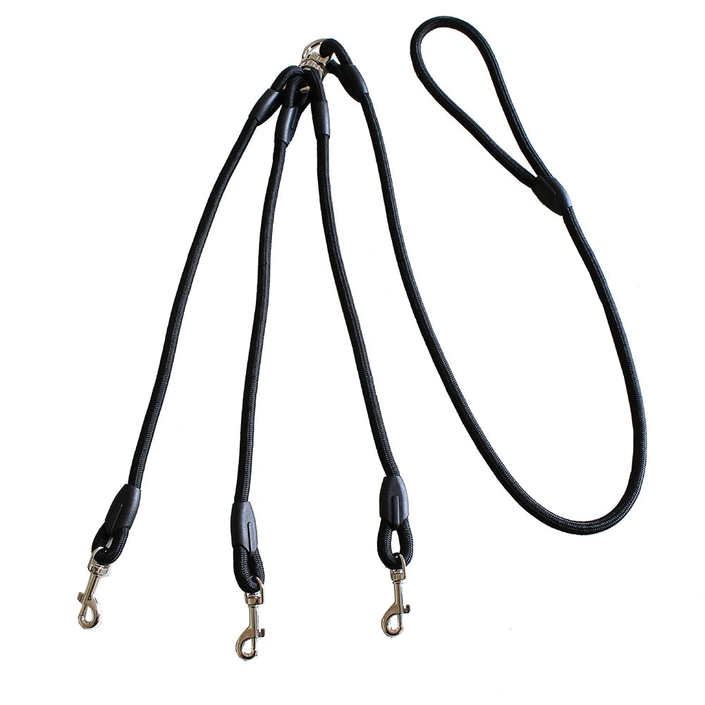 🚶♂️Pasea con Confianza: Correa Triple Antienredos para Perros y Gatos