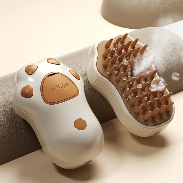 ¡Dale a tu mascota el cuidado que se merece con nuestro revolucionario Cepillo 3 en 1 para Mascotas con Vapor! - Mascotalux
