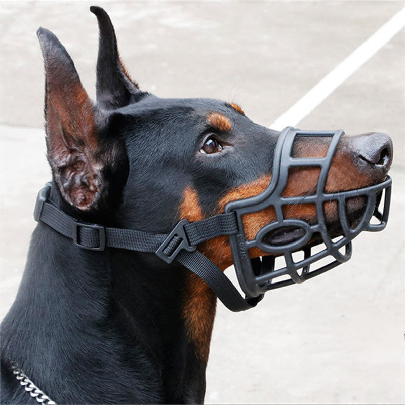 Bozal ajustable para perro de policarbonato para perros. Mascarilla ajustable para mascotas. - Mascotalux