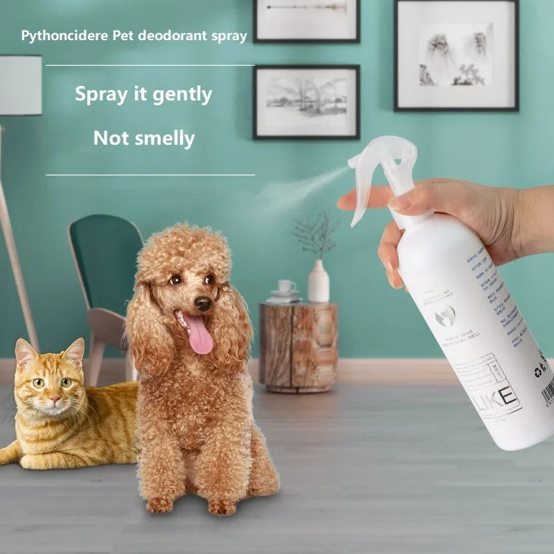 Spray Natural para Mascotas | ¡Elimina Olores y Refresca al Instante!