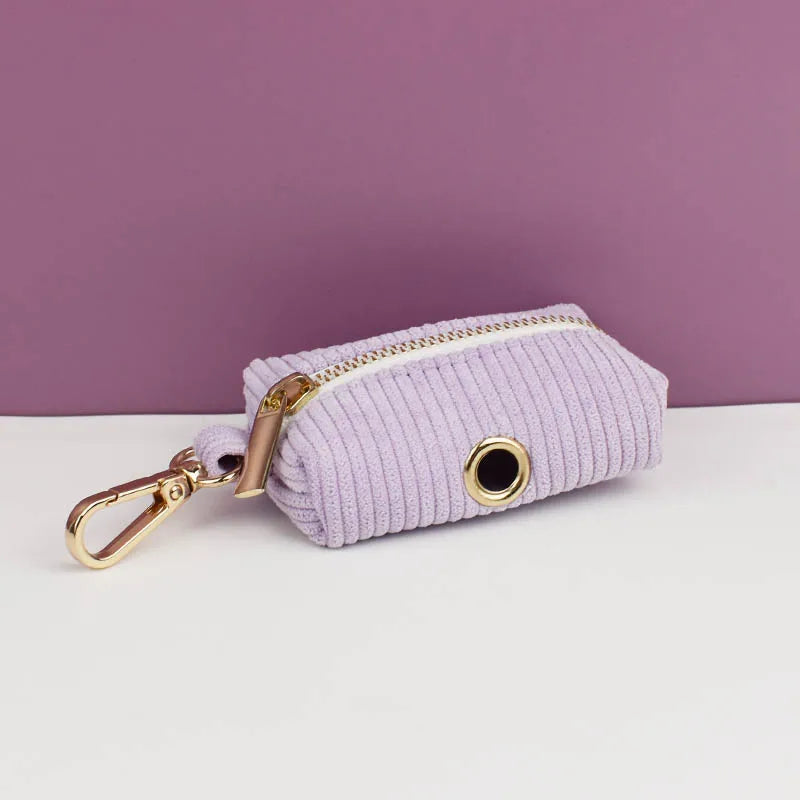 Collar y Correa de Pana Rosa y Púrpura con Placa de Identificación Personalizada para Perros - Elegancia y Seguridad para tu Mascota - Mascotalux