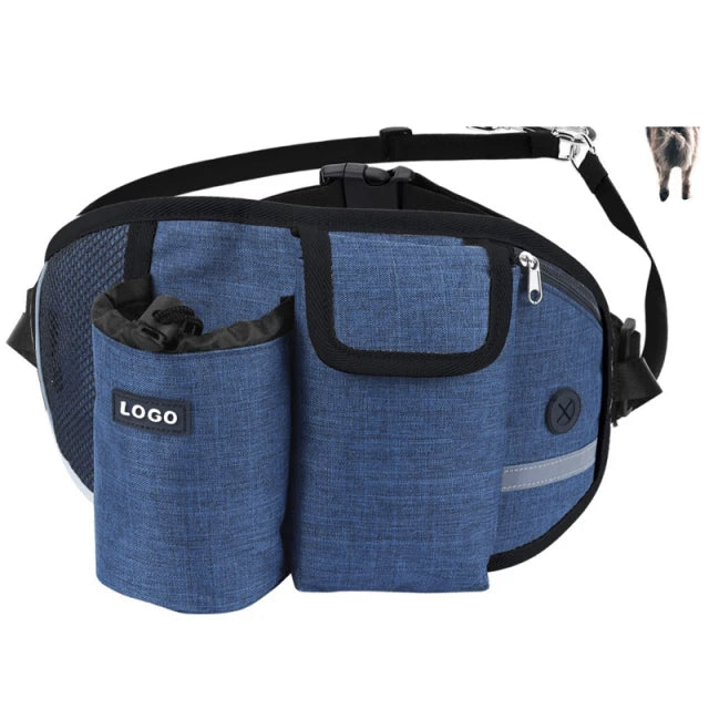 Riñonera de Entrenamiento para Perros: Bolsa de Trato Manos Libres - Mascotalux