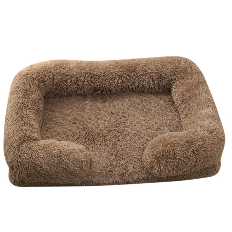 🛏️ Cama de Felpa para Perros – Suavidad, Calidez y Máximo Confort 🐾