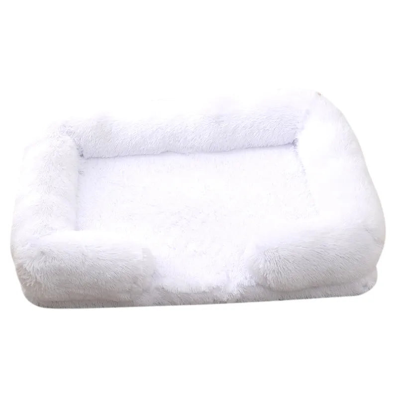 🛏️ Cama de Felpa para Perros – Suavidad, Calidez y Máximo Confort 🐾