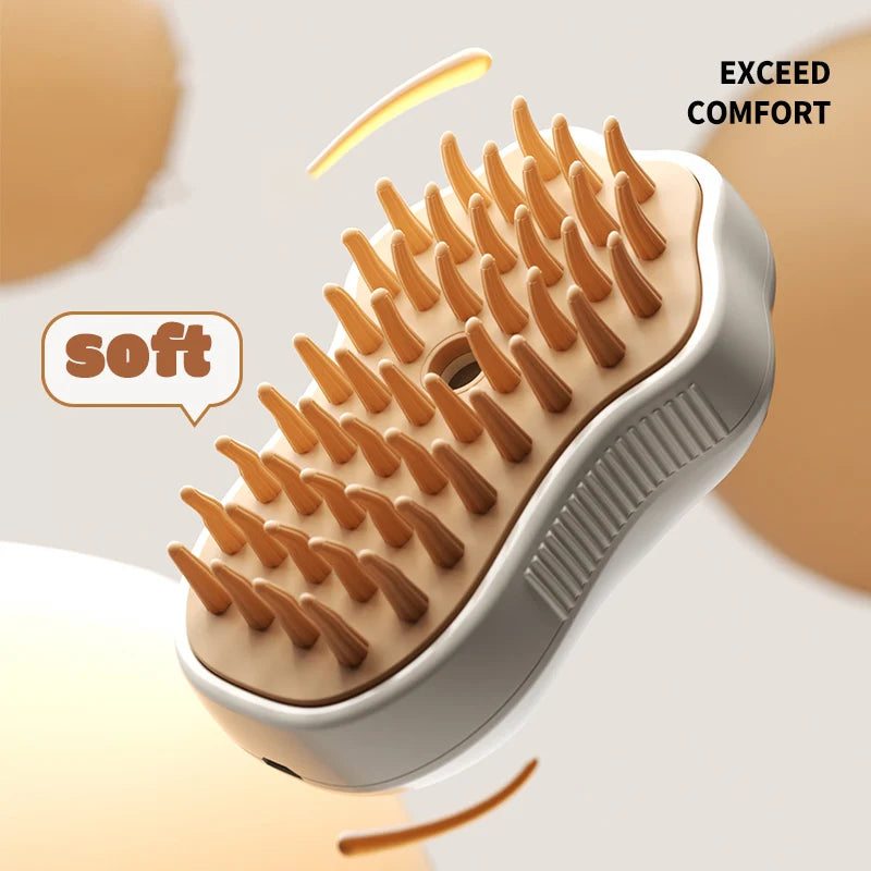 ¡Dale a tu mascota el cuidado que se merece con nuestro revolucionario Cepillo 3 en 1 para Mascotas con Vapor! - Mascotalux