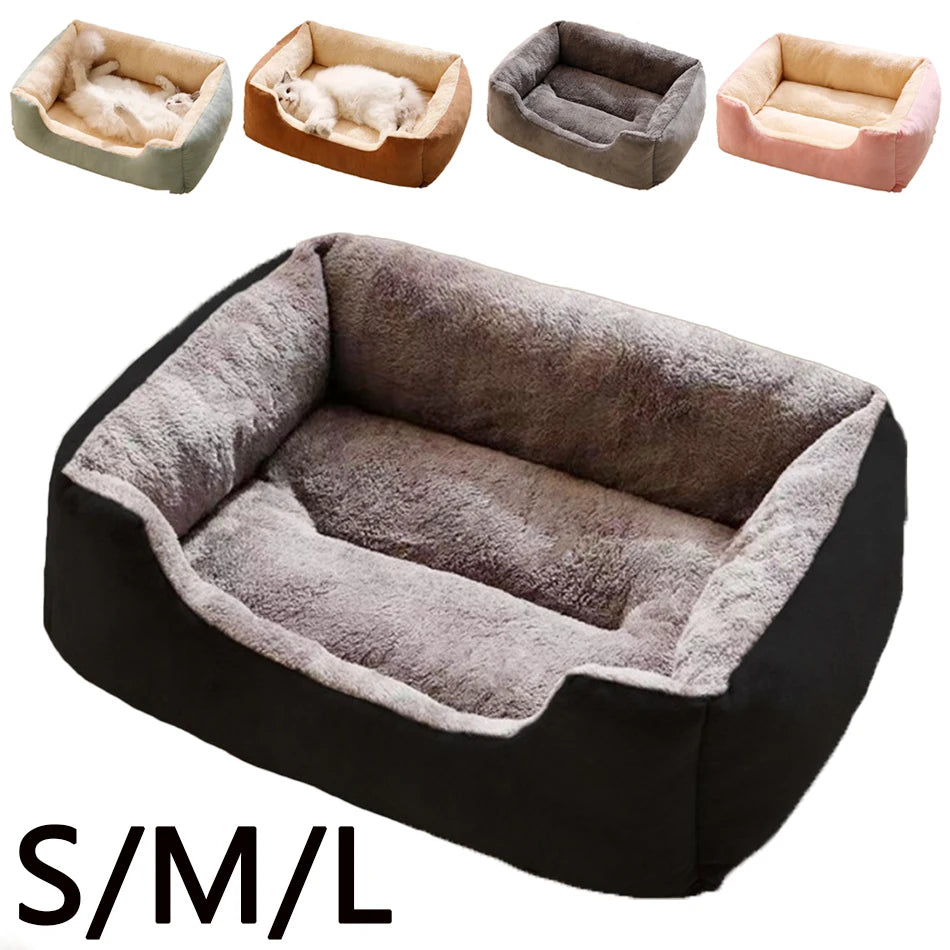 ✨ Cama de felpa para gatos – ¡Comodidad y calidez aseguradas! 🐱💤