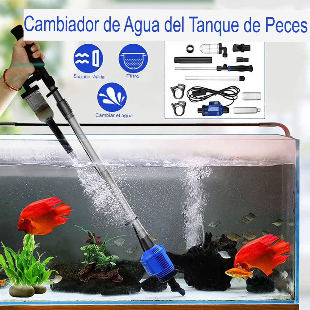 ¡Mantenimiento de Acuarios Simplificado! Descubre el Limpiador Automático de Peceras Sunsun HXS-02 - Mascotalux