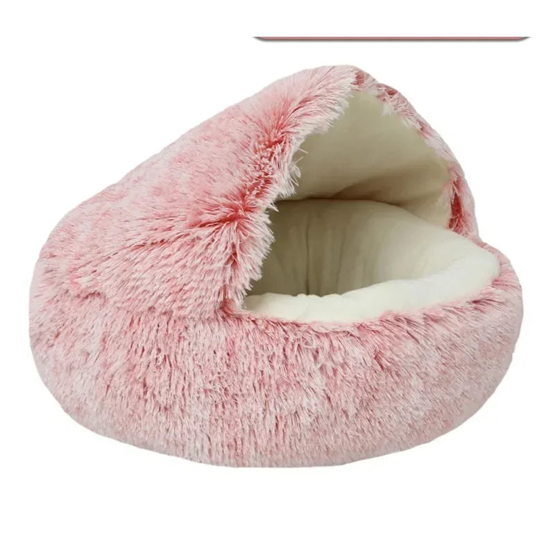 🏠 Cama de Felpa para Mascotas – Sueño Cálido y Profundo 🐶🐱