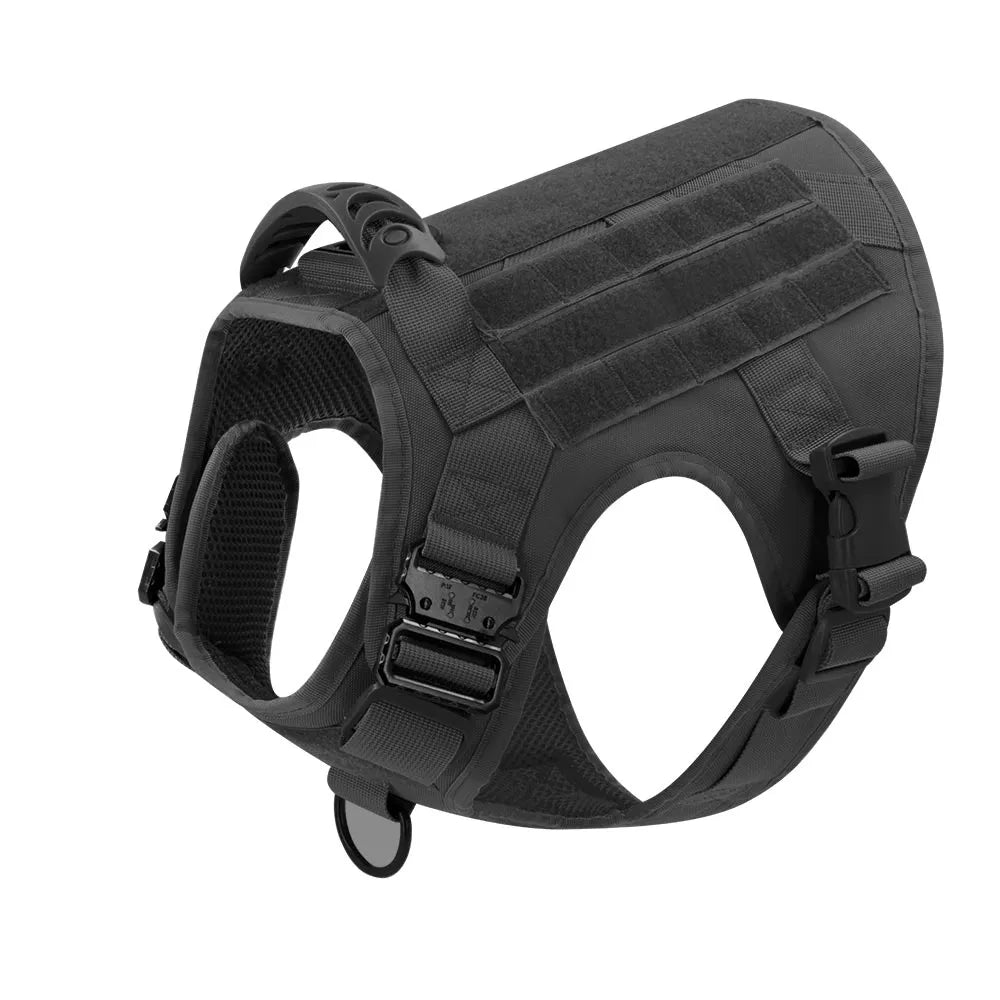 Arnés Táctico para Perros 3 Juegos: Arnés y Correa, Arnés y Correa y Collar, Conjunto. Resistente, cómodo y versátil. - Mascotalux