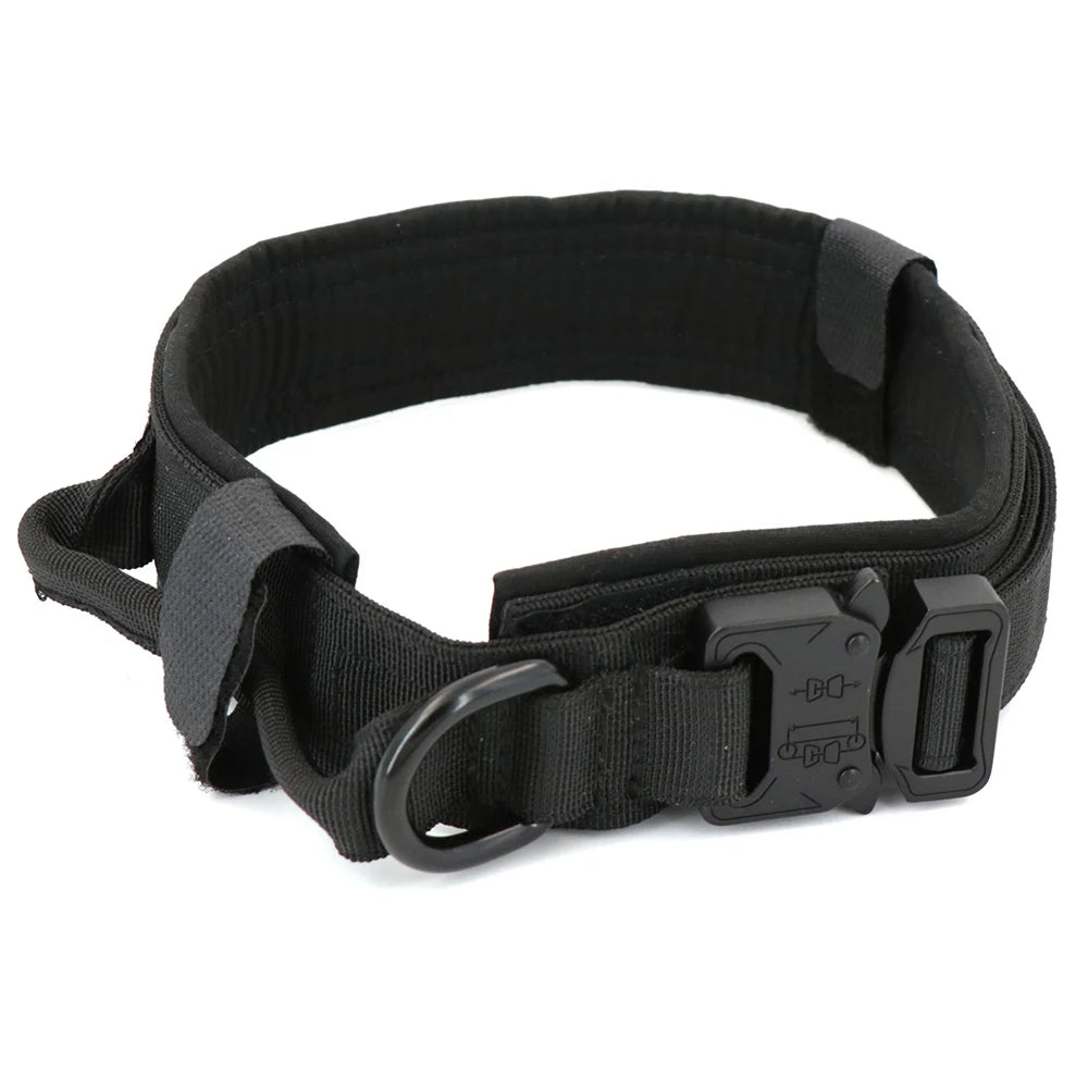 Collar táctico militar ajustable para perro, collares para perro y mascotas. - Mascotalux