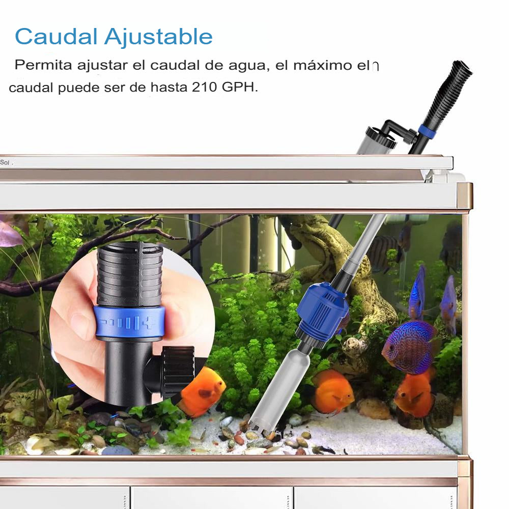 ¡Mantenimiento de Acuarios Simplificado! Descubre el Limpiador Automático de Peceras Sunsun HXS-02 - Mascotalux