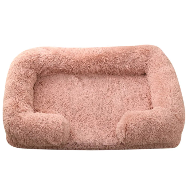 🛏️ Cama de Felpa para Perros – Suavidad, Calidez y Máximo Confort 🐾