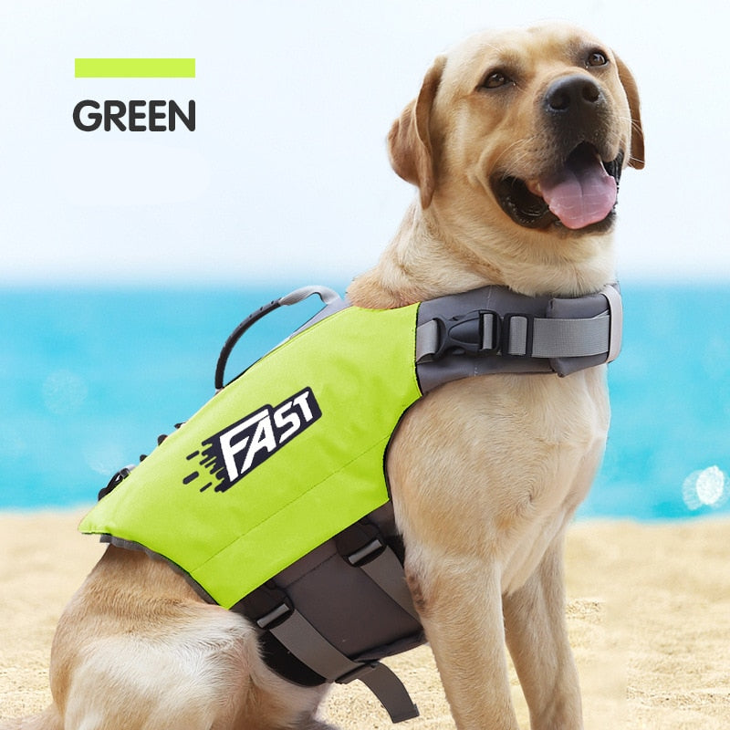 Sumérgete en la Seguridad: Chaleco Salvavidas Reflectante para Perros, ¡Diversión sin Preocupaciones! - Mascotalux