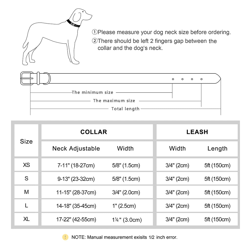 🐾 ¡El Collar de Cuero Personalizado que Tu Perro Merece! 🐾