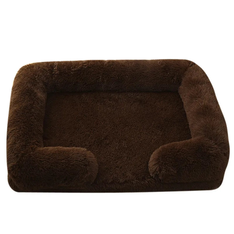 🛏️ Cama de Felpa para Perros – Suavidad, Calidez y Máximo Confort 🐾