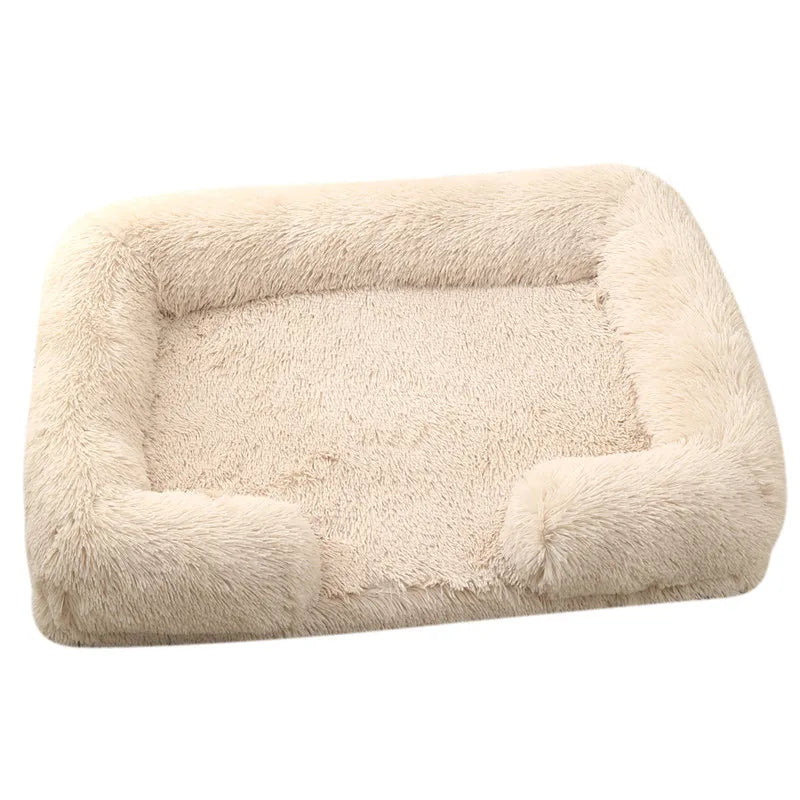 🛏️ Cama de Felpa para Perros – Suavidad, Calidez y Máximo Confort 🐾