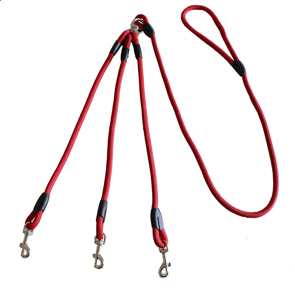 🚶♂️Pasea con Confianza: Correa Triple Antienredos para Perros y Gatos