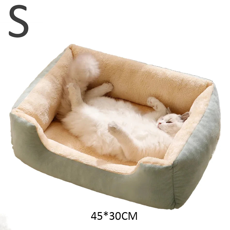 ✨ Cama de felpa para gatos – ¡Comodidad y calidez aseguradas! 🐱💤