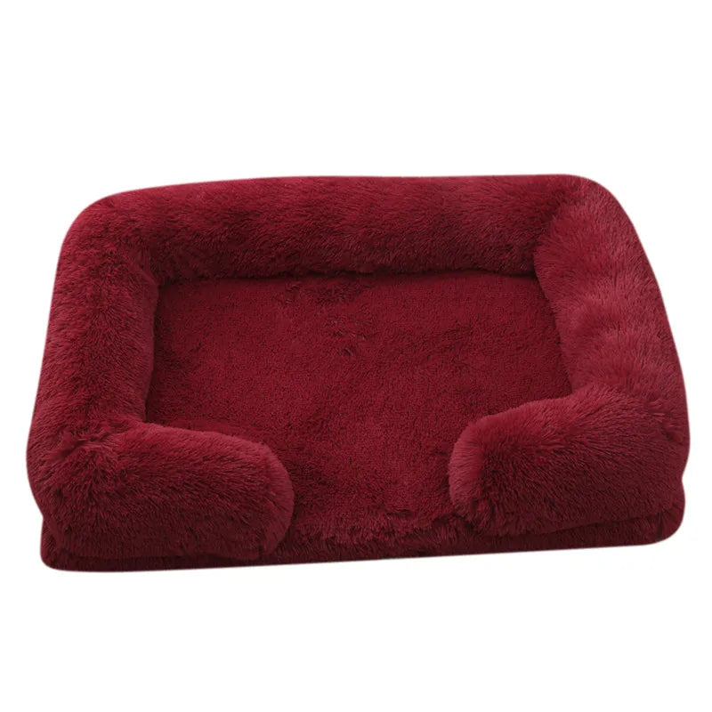 🛏️ Cama de Felpa para Perros – Suavidad, Calidez y Máximo Confort 🐾