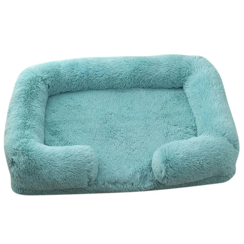 🛏️ Cama de Felpa para Perros – Suavidad, Calidez y Máximo Confort 🐾