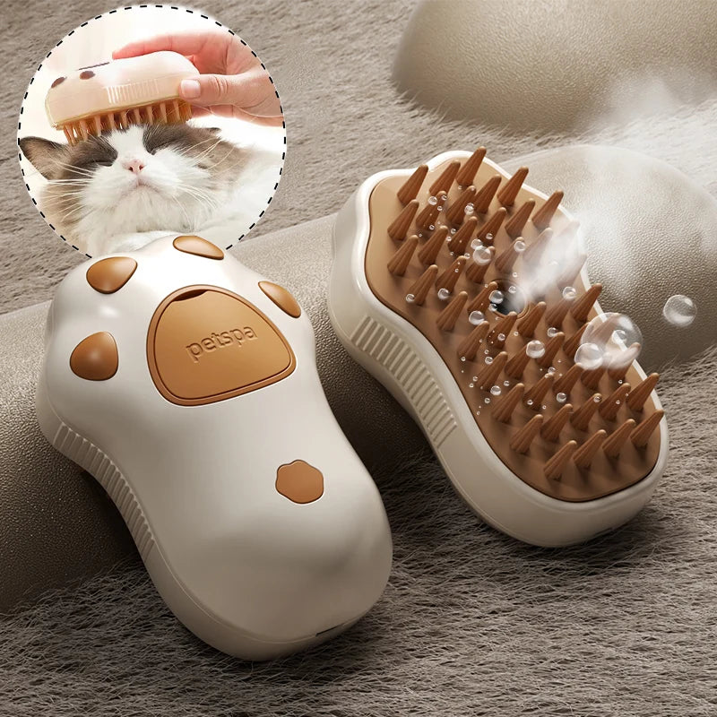 ¡Dale a tu mascota el cuidado que se merece con nuestro revolucionario Cepillo 3 en 1 para Mascotas con Vapor! - Mascotalux