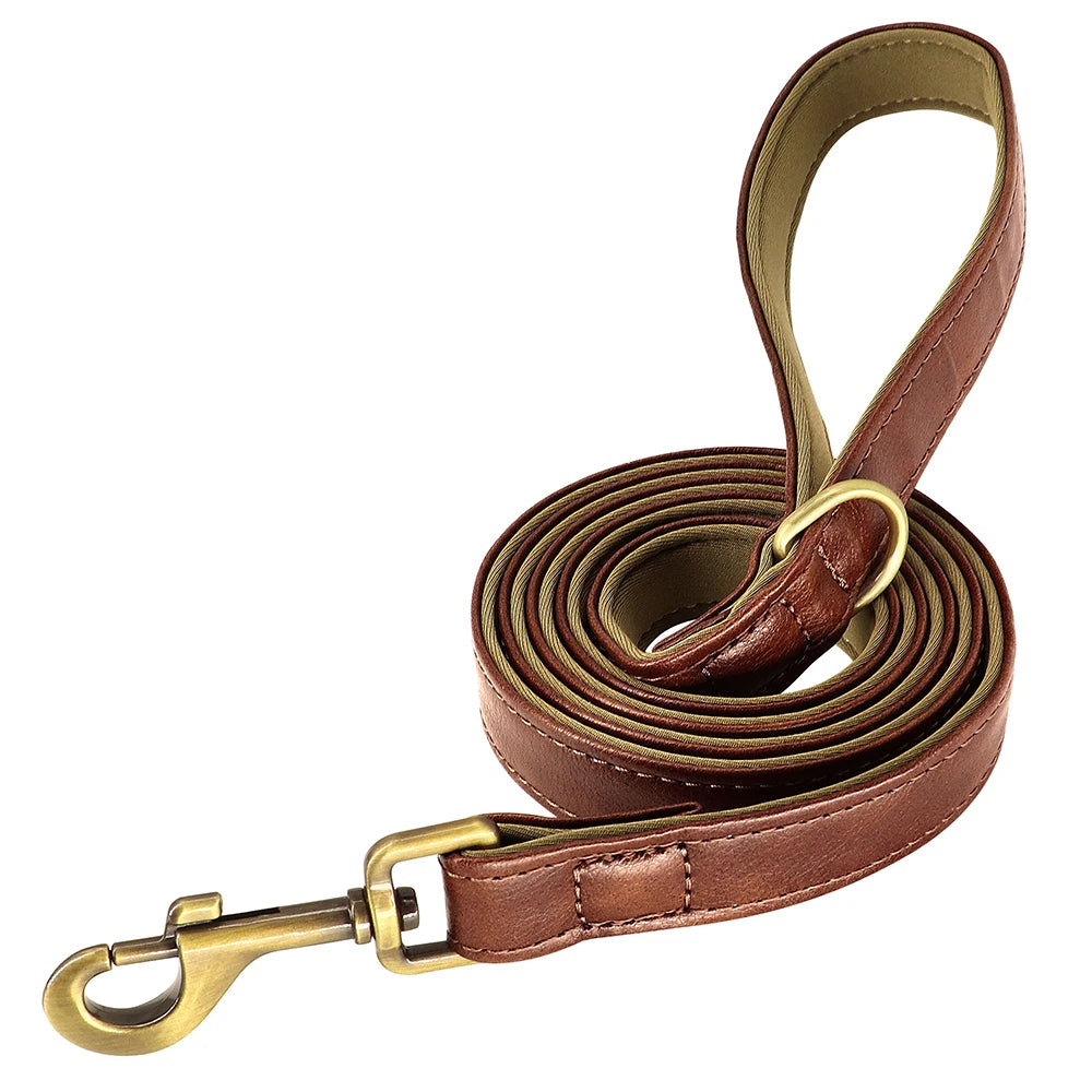 🐾 ¡El Collar de Cuero Personalizado que Tu Perro Merece! 🐾