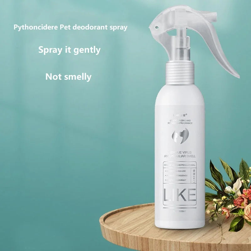 Spray Natural para Mascotas | ¡Elimina Olores y Refresca al Instante!