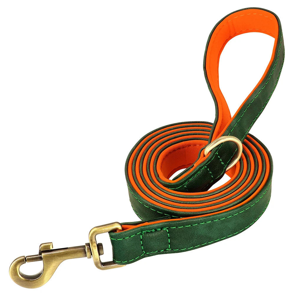 🐾 ¡El Collar de Cuero Personalizado que Tu Perro Merece! 🐾