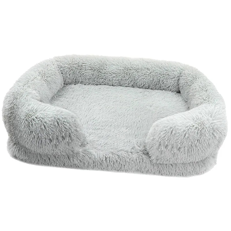 🛏️ Cama de Felpa para Perros – Suavidad, Calidez y Máximo Confort 🐾