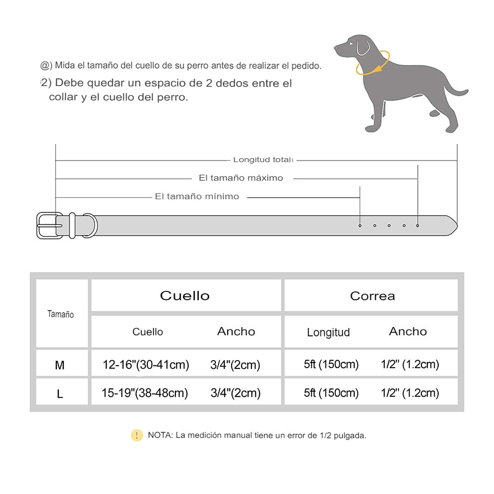 Descubre el Collar de Cuero Genuino para Perros que Impulsará la Aventura de tu Pastor Alemán! - Mascotalux