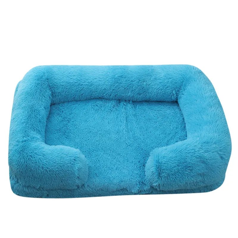 🛏️ Cama de Felpa para Perros – Suavidad, Calidez y Máximo Confort 🐾