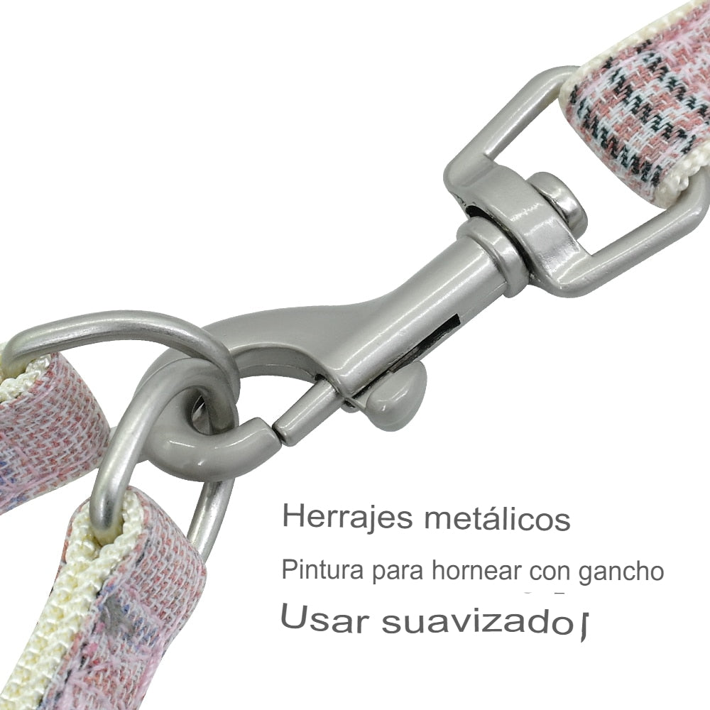 Arnés suave para mascotas para cachorros de chihuahua, Correa y arnés para perros pequeños y medianos. - Mascotalux