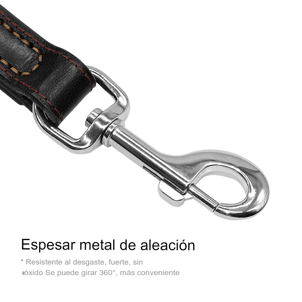 Correa Élite de Cuero Atemporal para Paseos de Lujo - Mascotalux