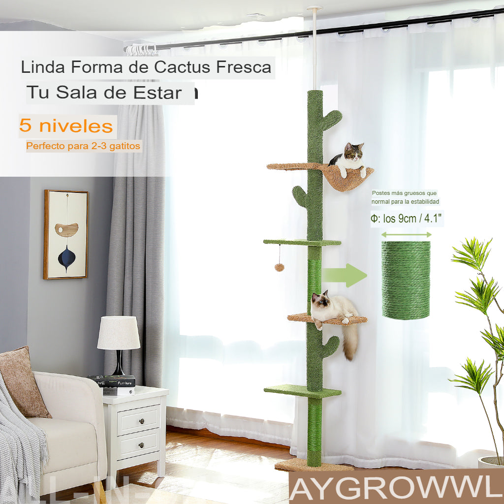 Rascadores para gatos. Rascadores para fijar al techo - Mascotalux