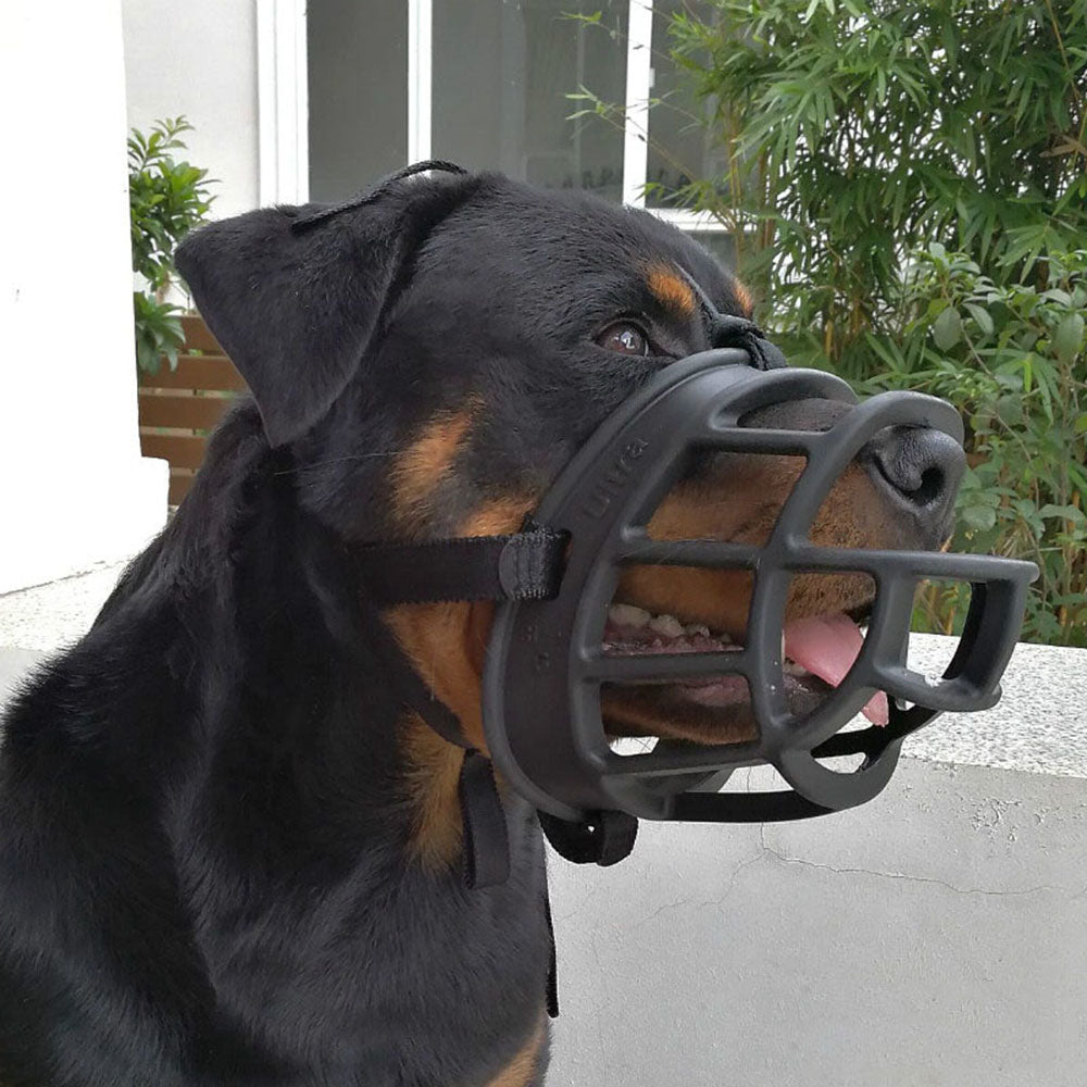 Bozal de silicona suave para perros pequeños, medianos y grandes, protector de hocico transpirable y cómodo para evitar mordeduras y ladridos - Mascotalux