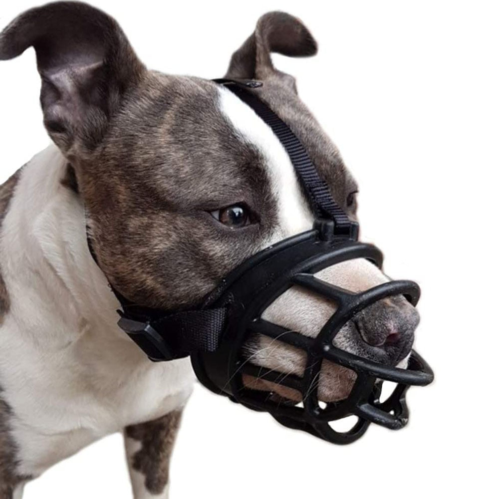 Bozal de silicona suave para perros pequeños, medianos y grandes, protector de hocico transpirable y cómodo para evitar mordeduras y ladridos - Mascotalux
