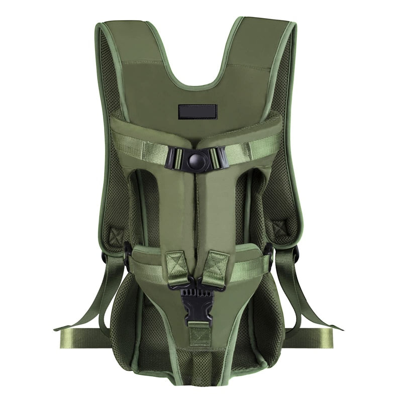Mochila de transporte para perros, con cara frontal y manos libres. - Mascotalux