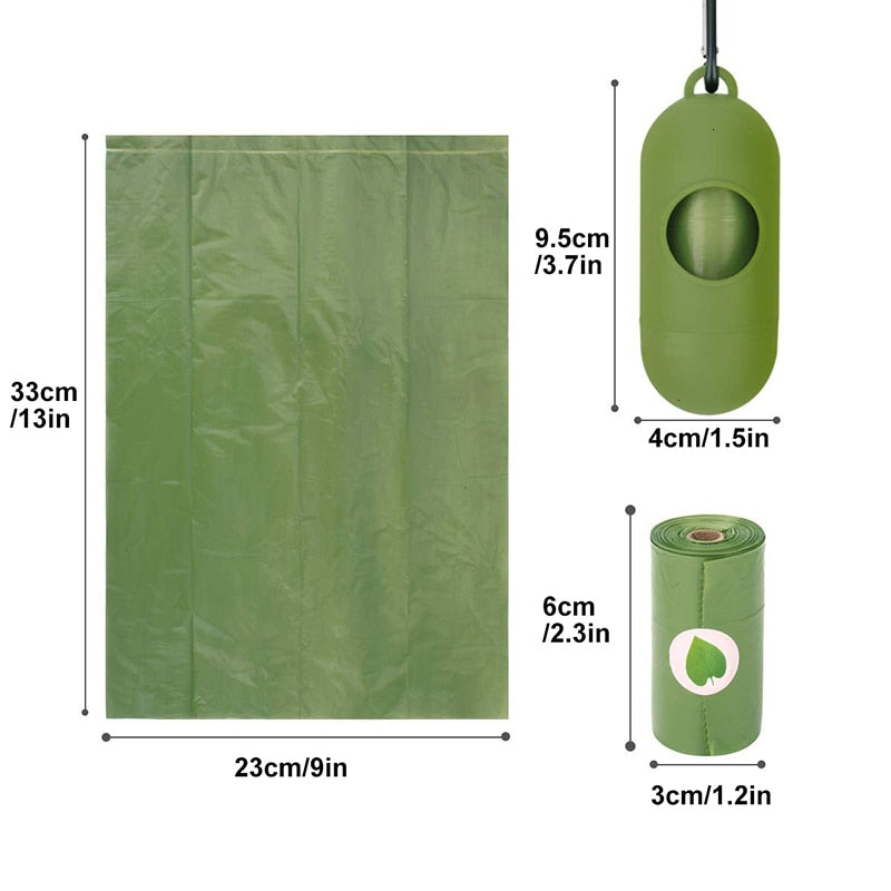 Rollos de bolsas biodegradables para caca de perro o mascotas. - Mascotalux
