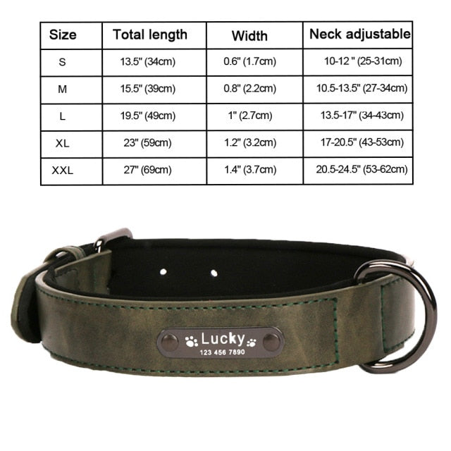 Collar de perros de piel sintética personalizado, 8 colores, productos para mascotas. - Mascotalux