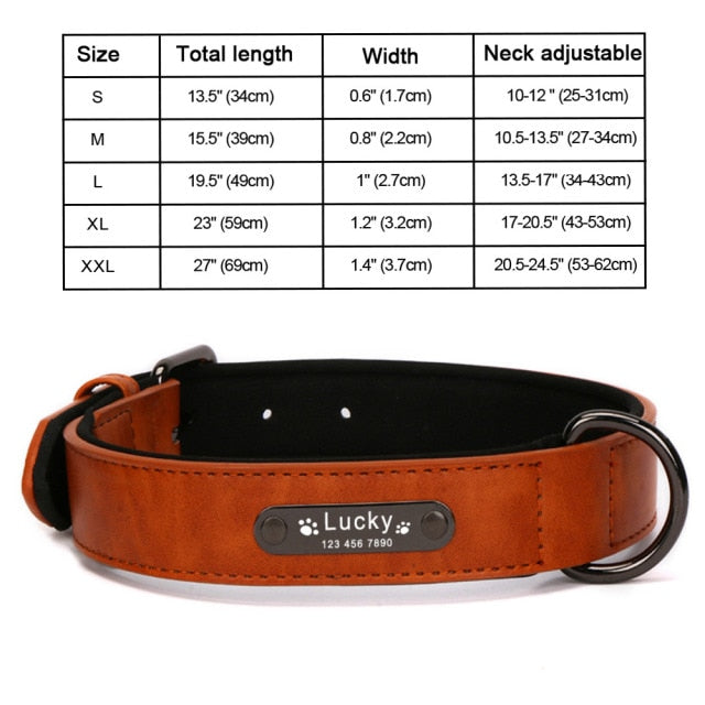 Collar de perros de piel sintética personalizado, 8 colores, productos para mascotas. - Mascotalux
