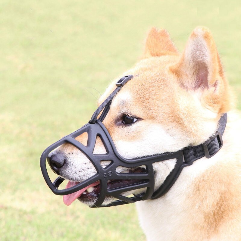 Bozal ajustable para perro de policarbonato para perros. Mascarilla ajustable para mascotas. - Mascotalux
